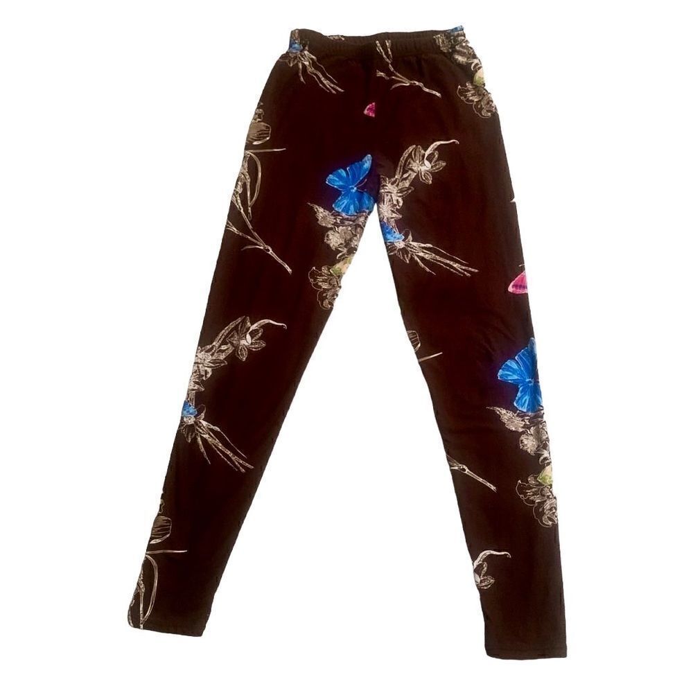 Unbranded Brown Butterfly Leggings Size OS